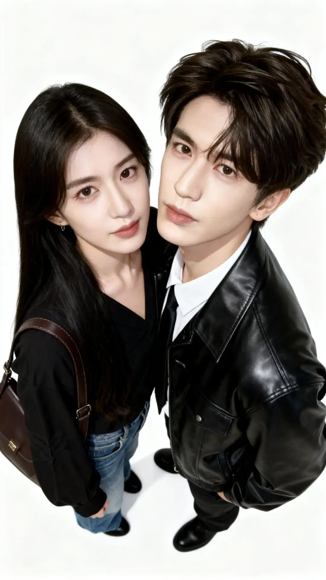 第一次和张凌赫合照好紧张