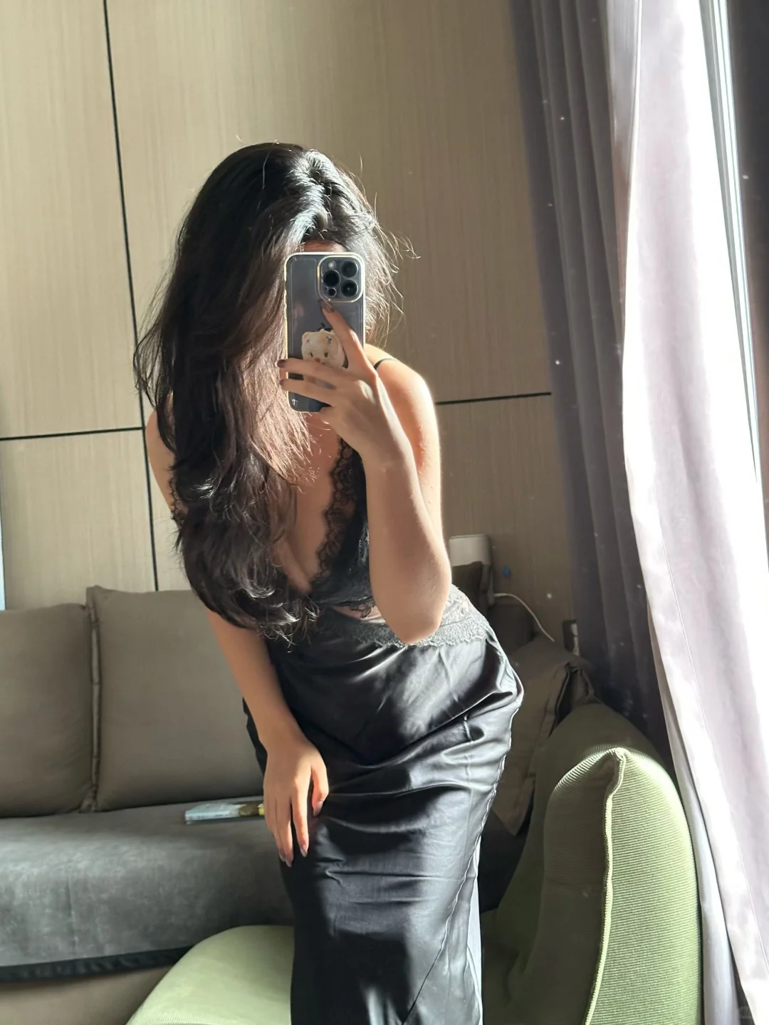 对镜拍御姐风 我又心动了💗