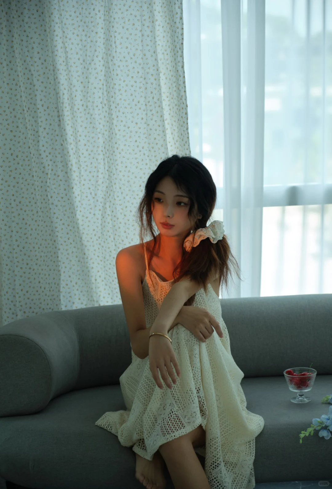 本人是在当互勉模特中……