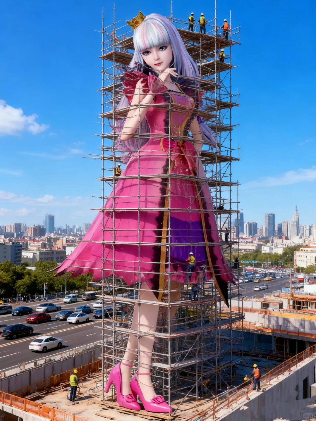 当叶罗丽变成巨物出现在生活中