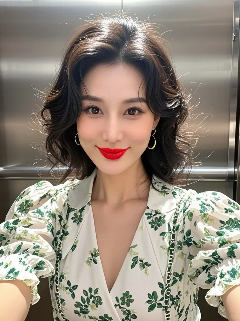 35岁姐姐中秋佳节的自拍时刻🌕