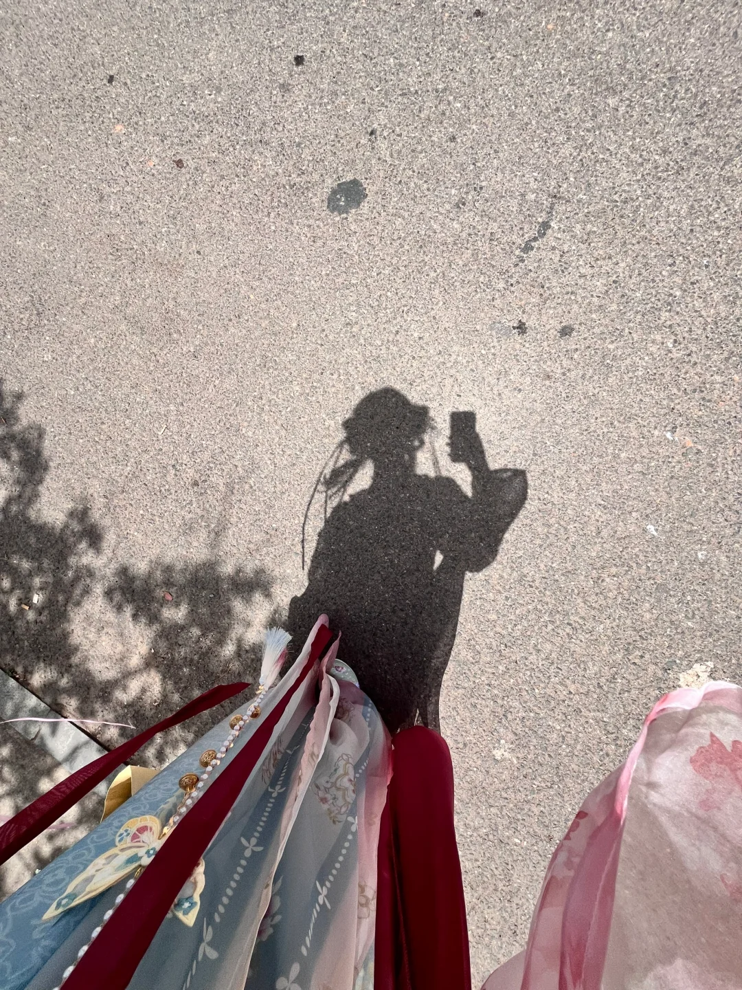 拍到的影子，好喜欢！📸