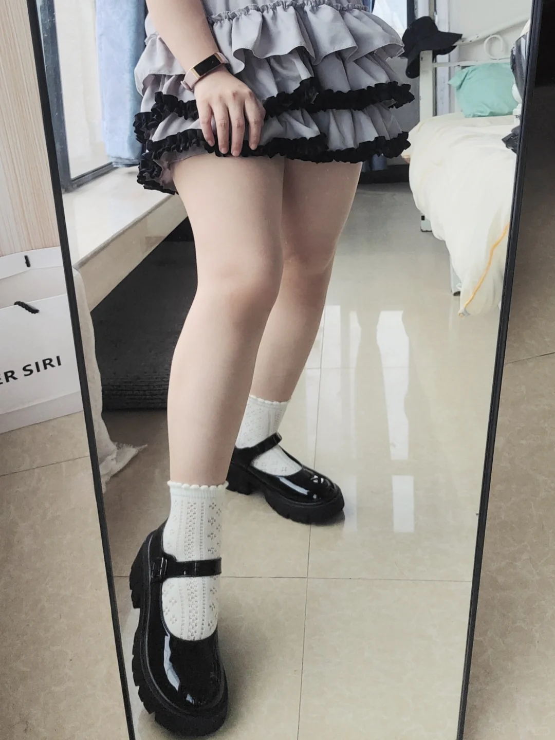 温柔中带点俏皮，这袜子肿么阔以这么好看啊