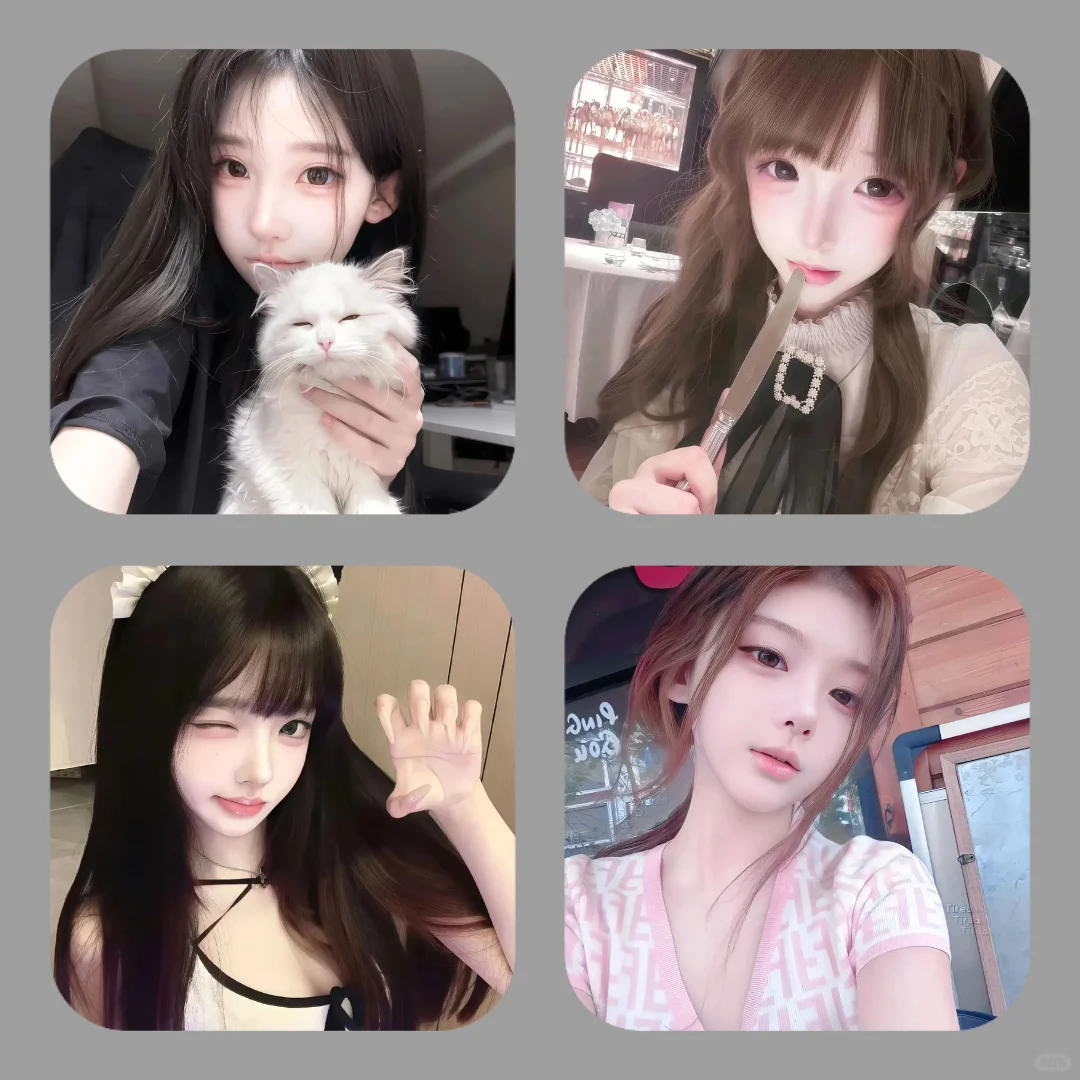 超高颜值的长发美女头像