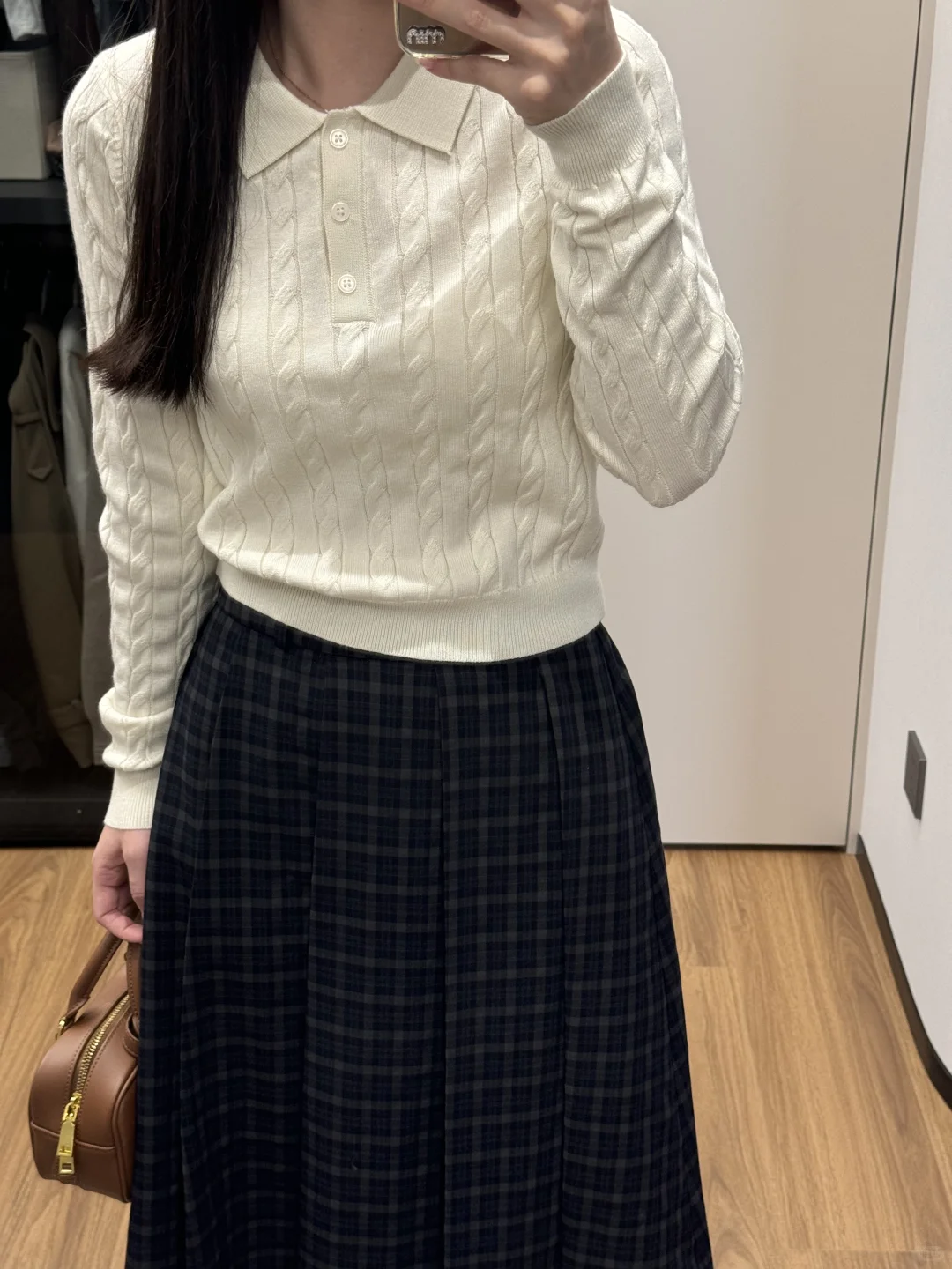 改版了三次，呼声很高的格子裙好韩啊！！！
