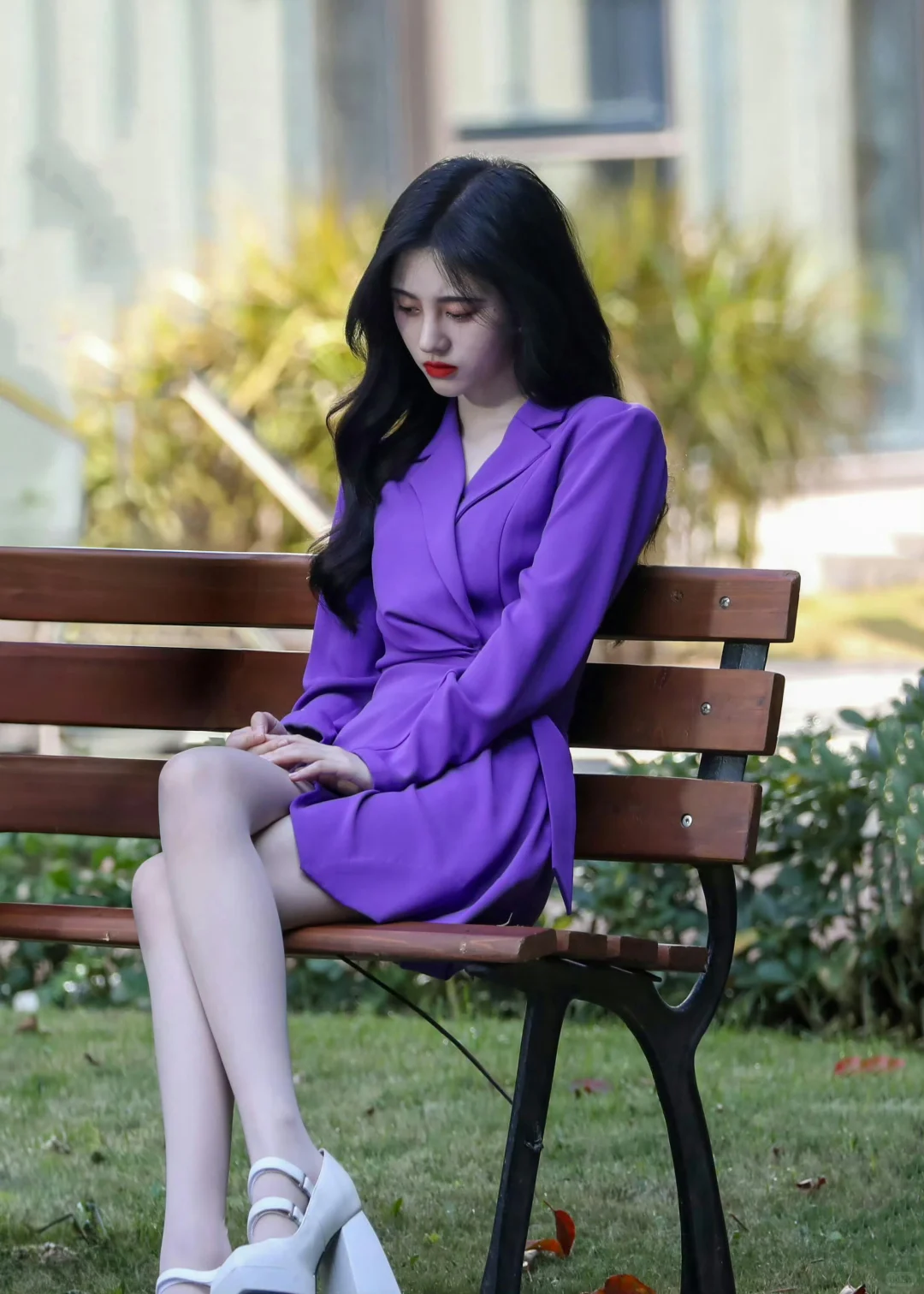 鞠婧祎肉色丝袜