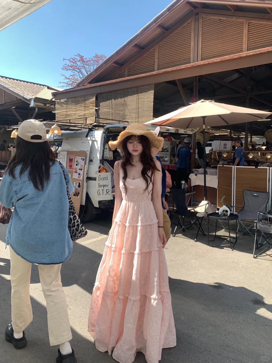 啊啊啊被问爆了粉色长裙！！～