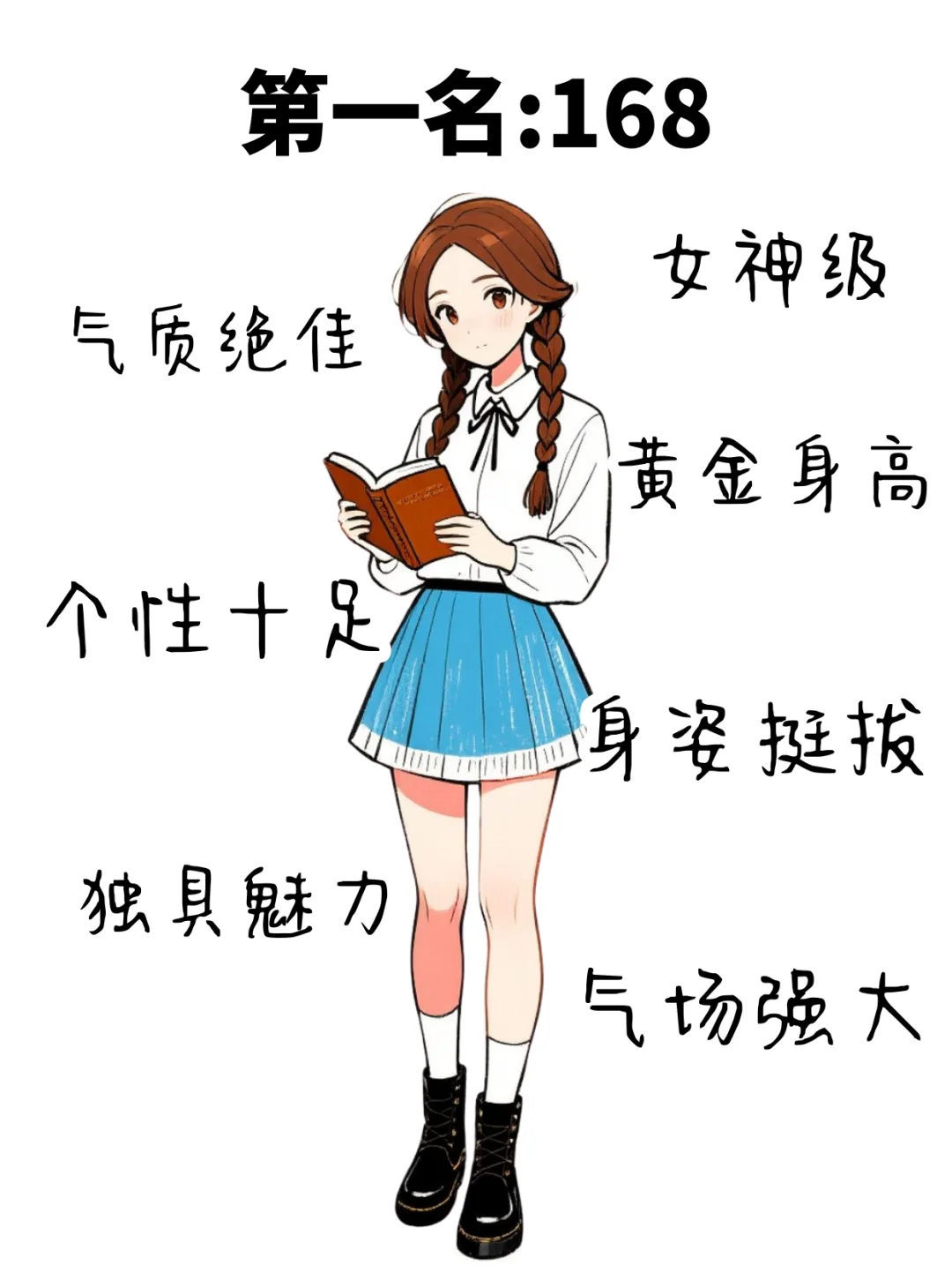 女孩最受欢迎的身高排名👀