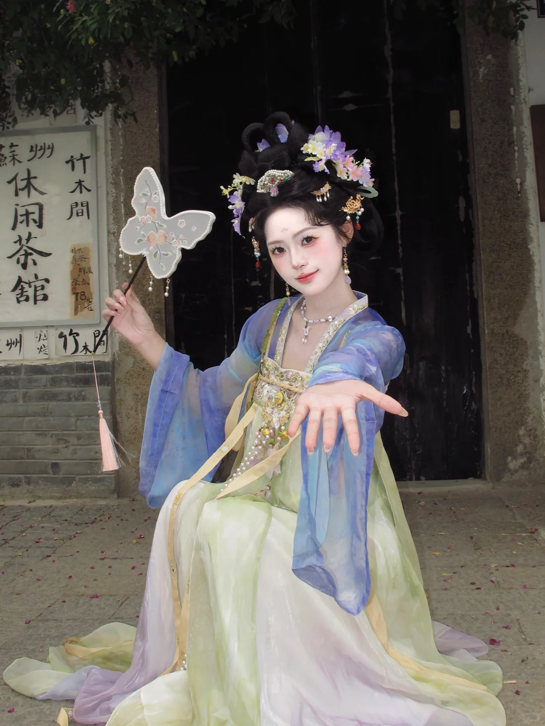 苏州跟紫色小唐风也太适配了吧