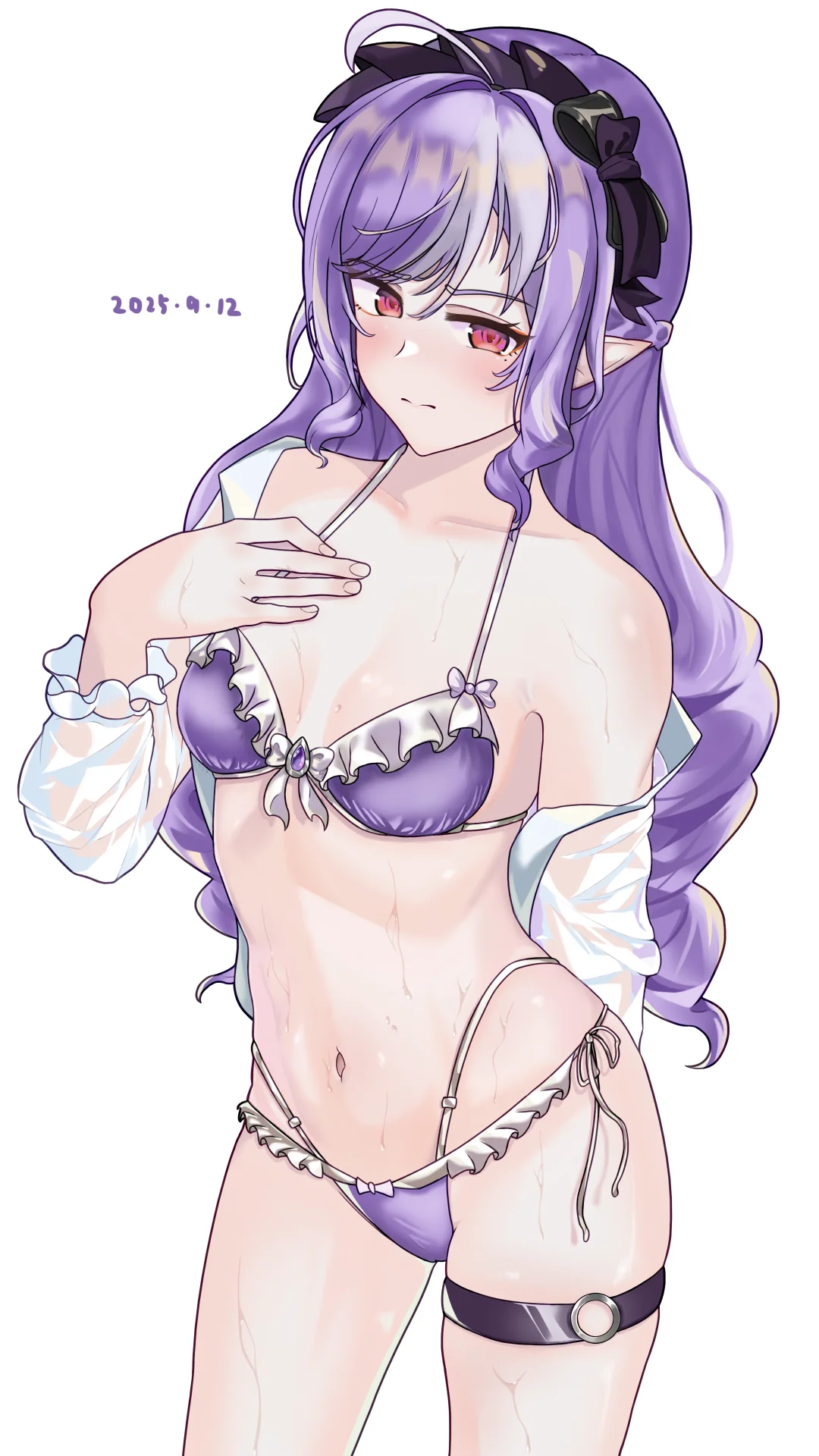 薇薇安泳装，正常穿搭，无不良引导