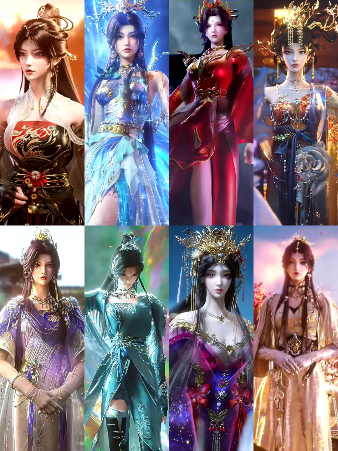 国漫女主服装数量这一块·云望舒·