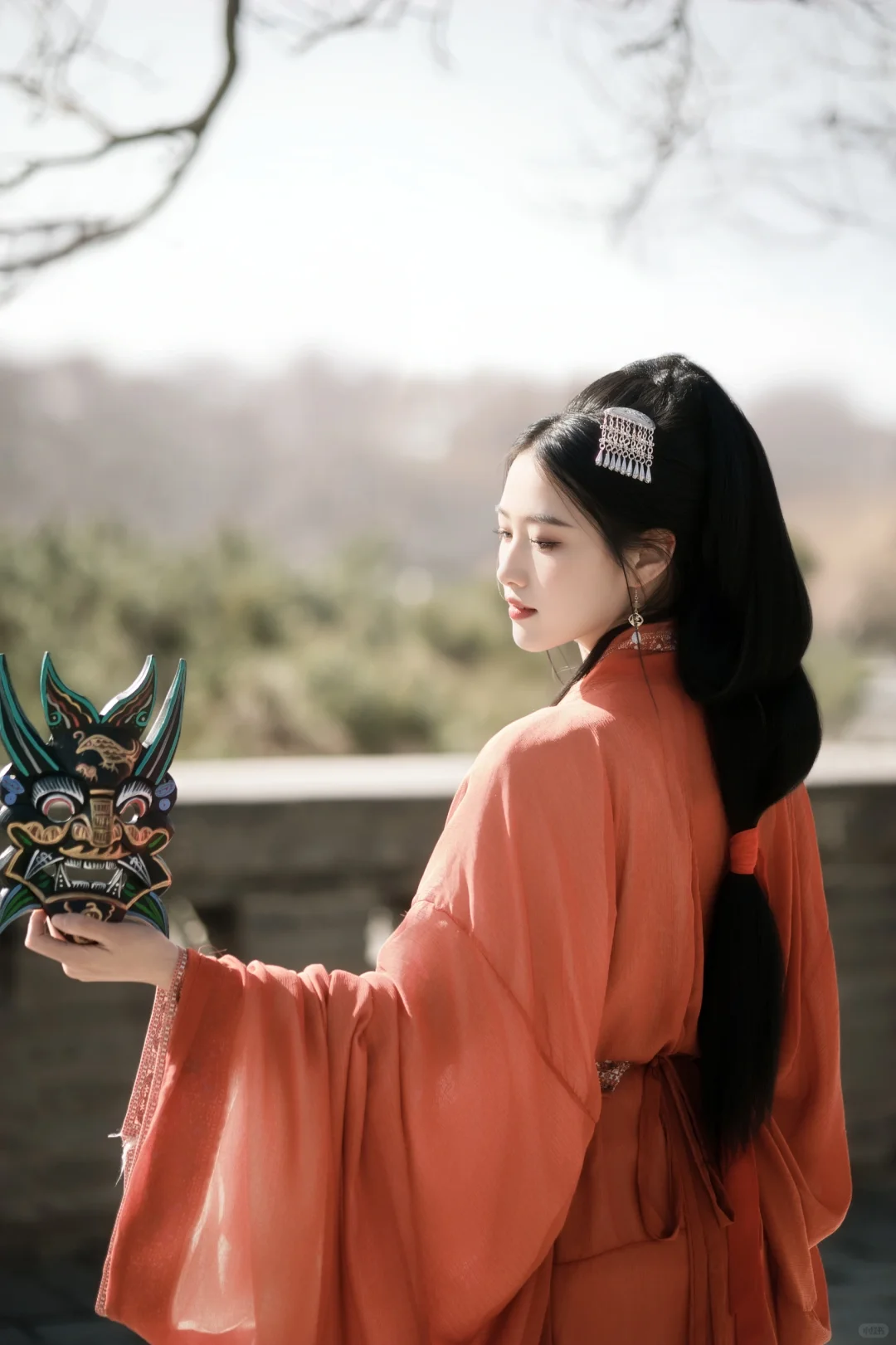 战国袍拍摄写真