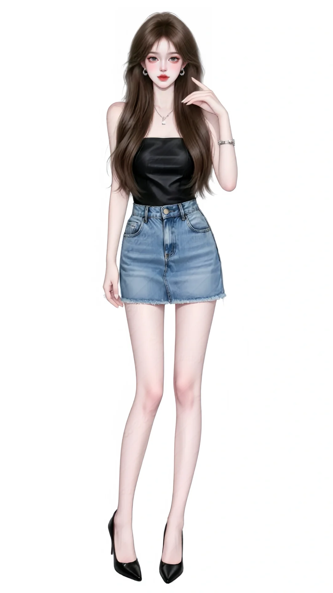 甜酷女孩立绘✨