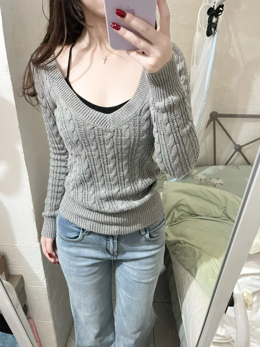 女大平价毛衣穿搭分享