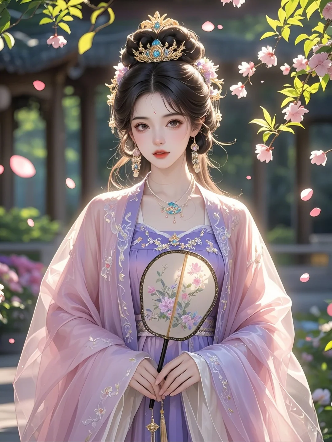 牡丹盛放满庭芳，长公主临意未央