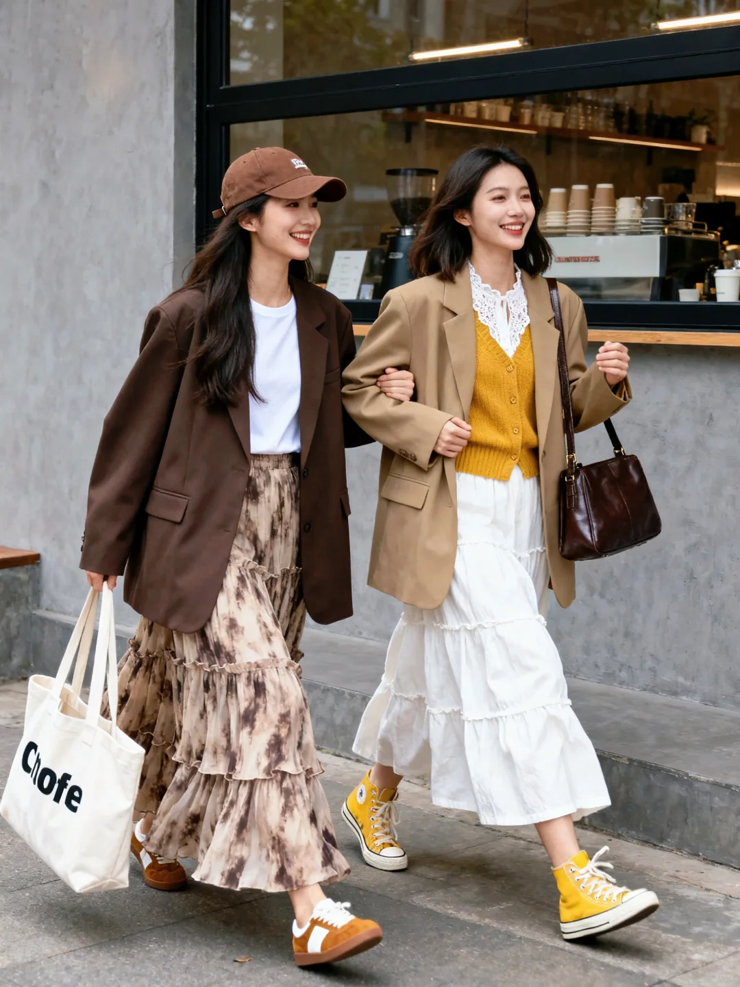 早秋🍂氛围感穿搭，美拉德色系好温柔呀！