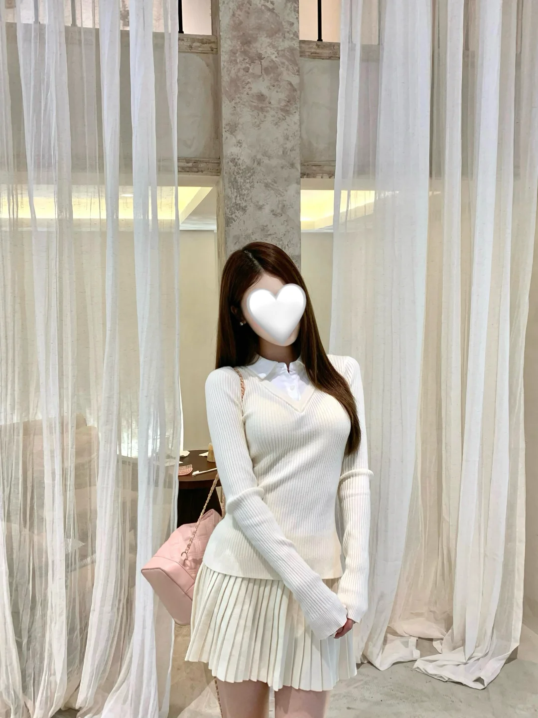 白水女同款 有点韩系的小清新～～～