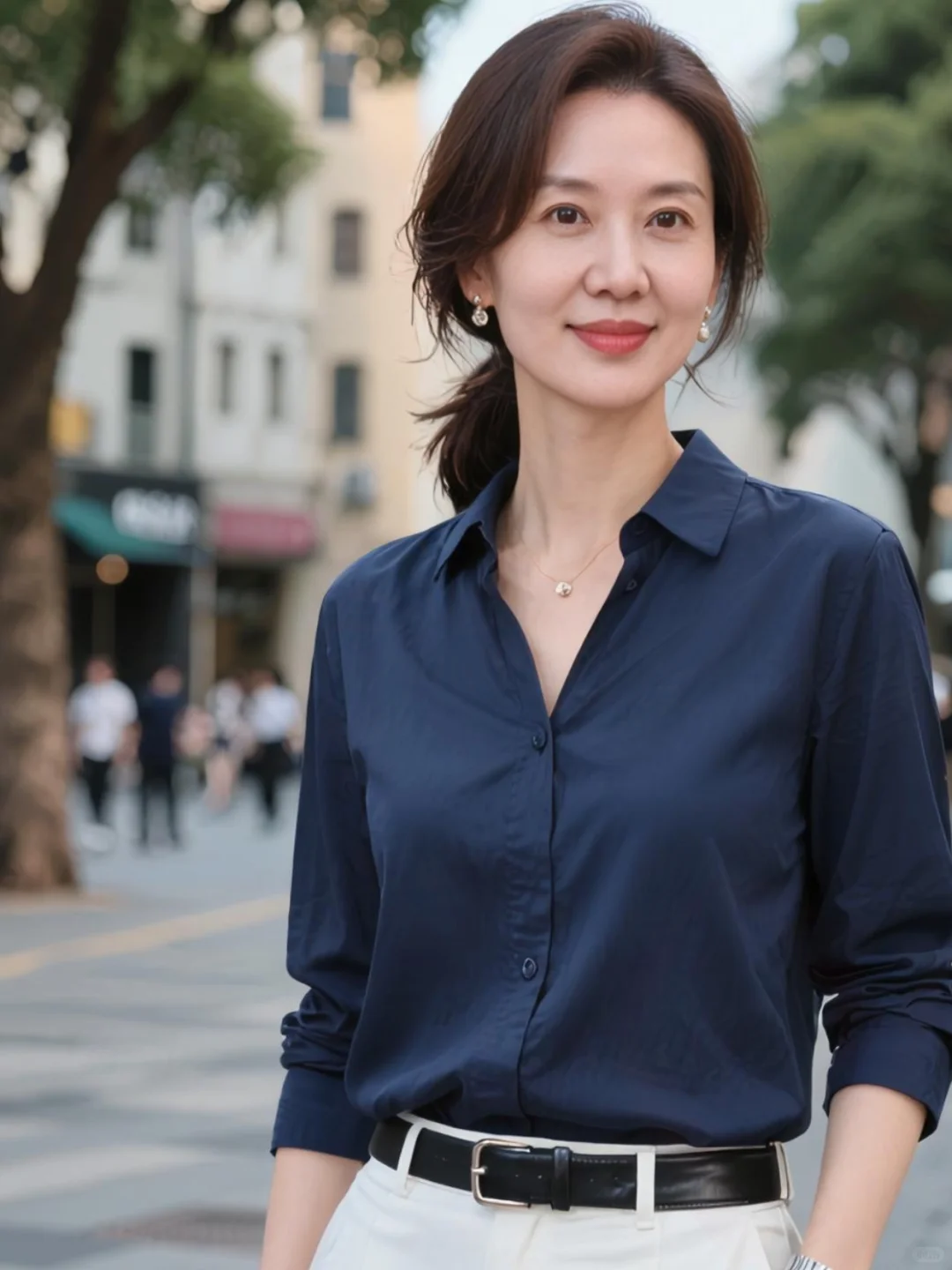 55岁，是知性，是优雅，是高级感！