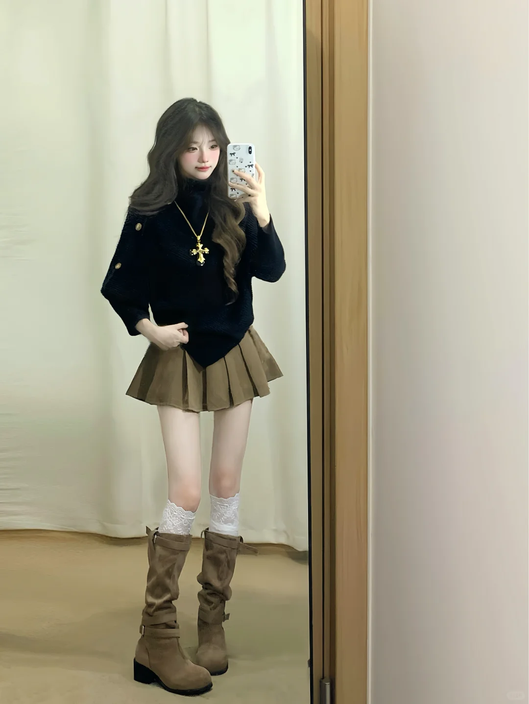 浅浅的韩系少女穿搭～