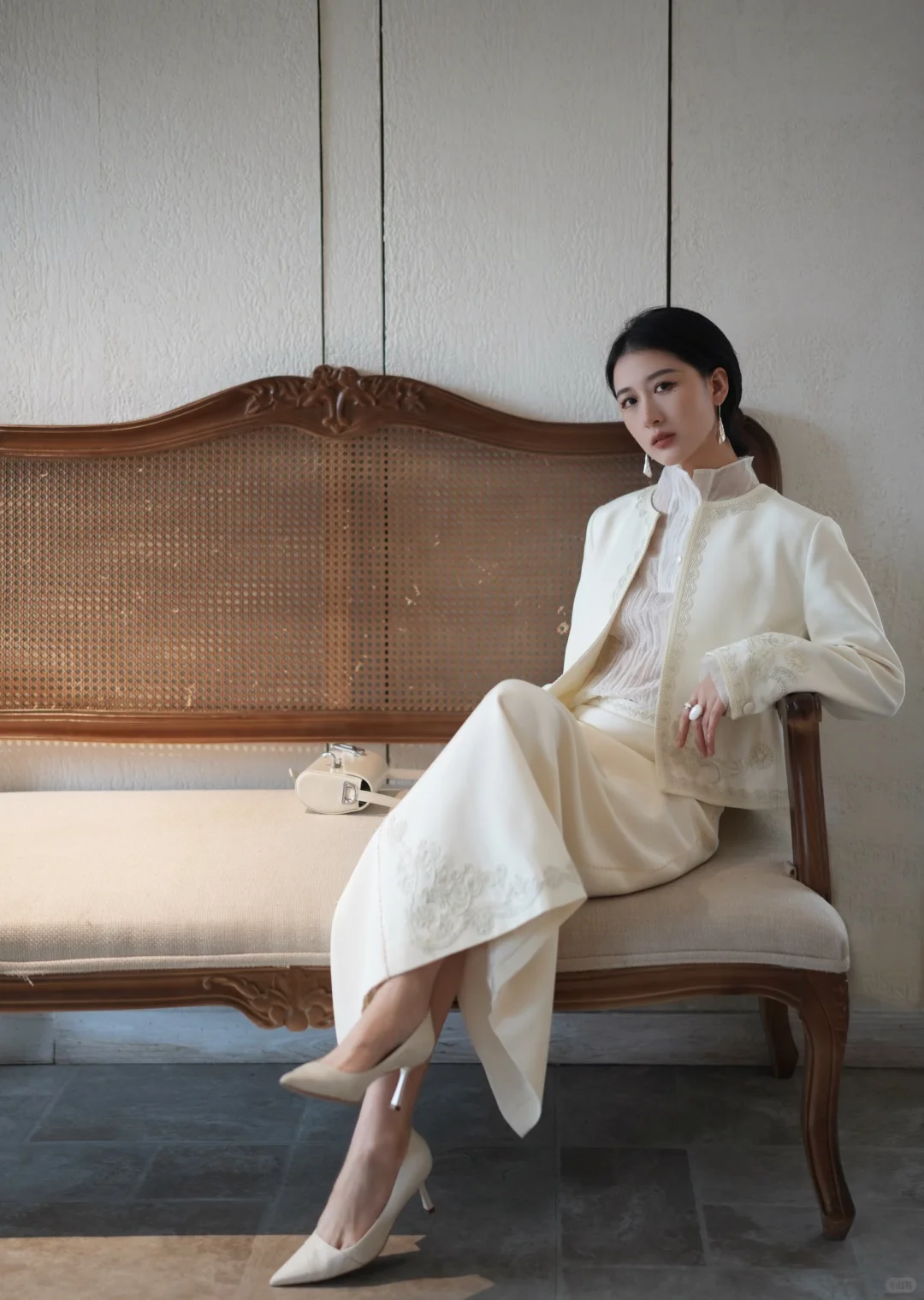 34岁短发｜一身白太仙了！