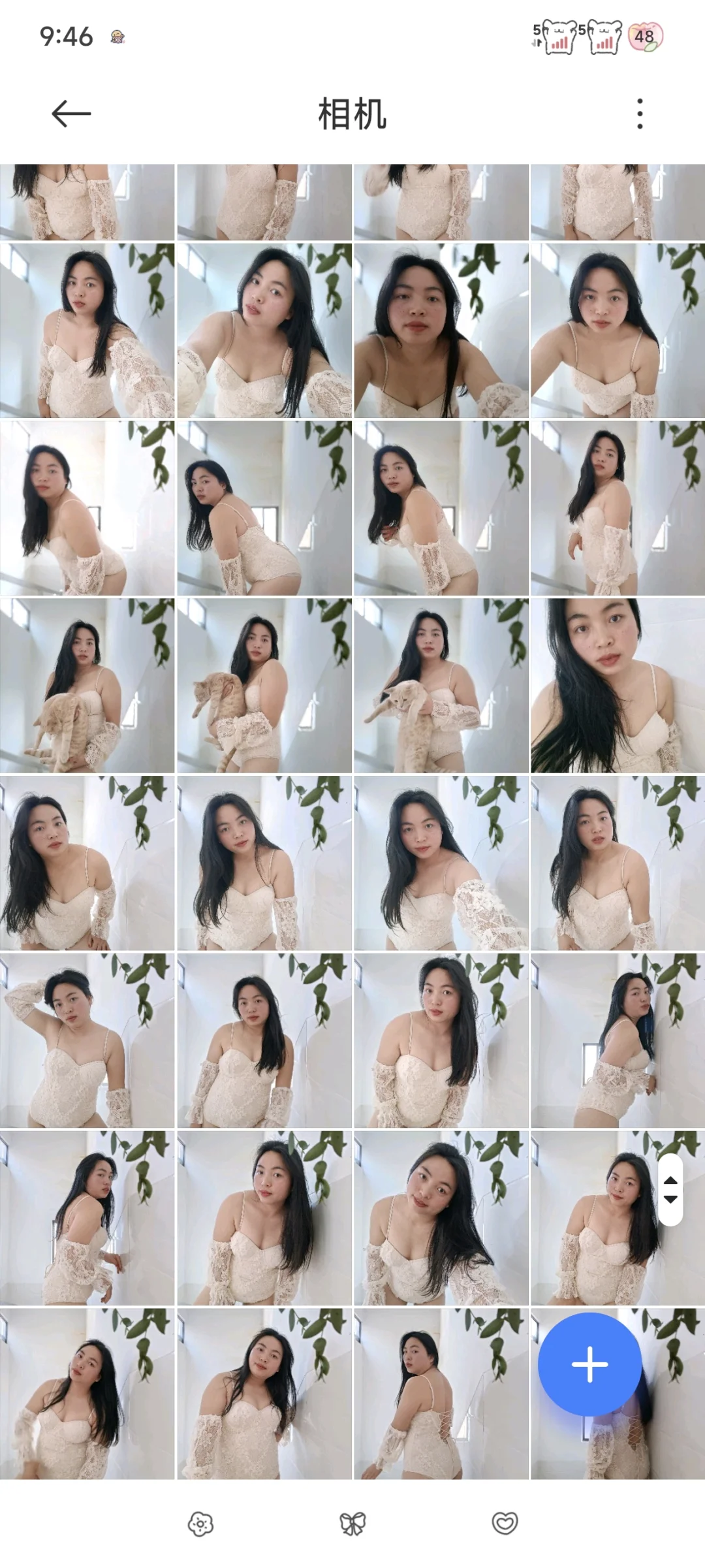 正常穿搭展示 无任何不良引导