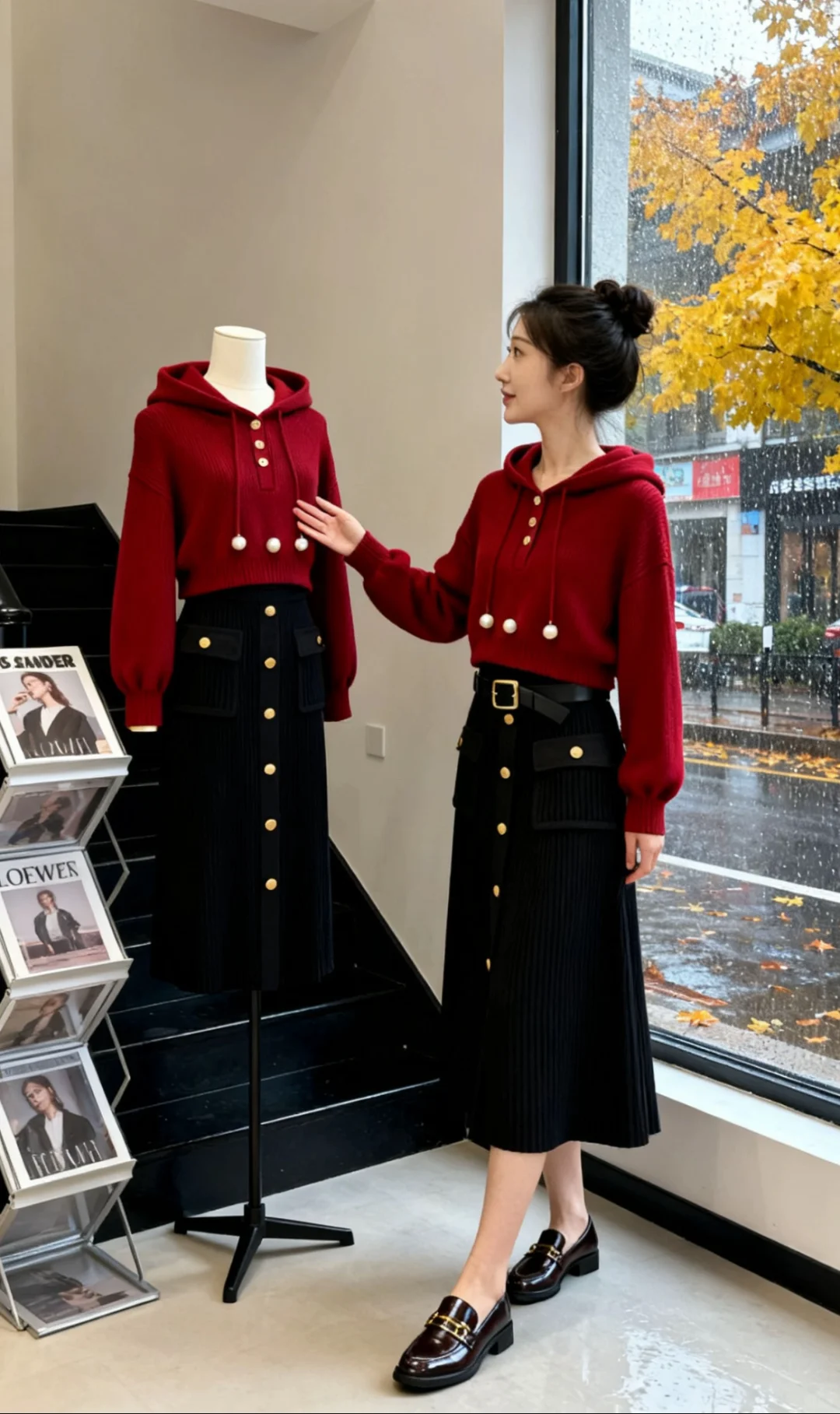 没想到 通过ai 我也有了一家衣服店