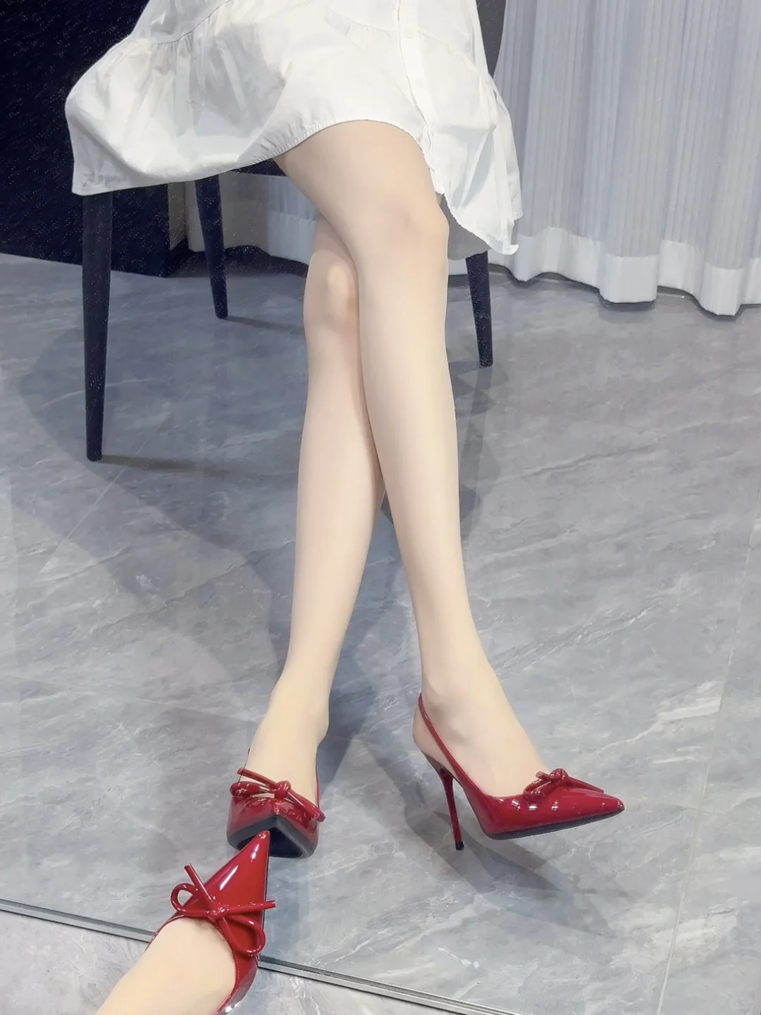 红色高跟鞋、绝美高跟鞋、这双真的绝了
