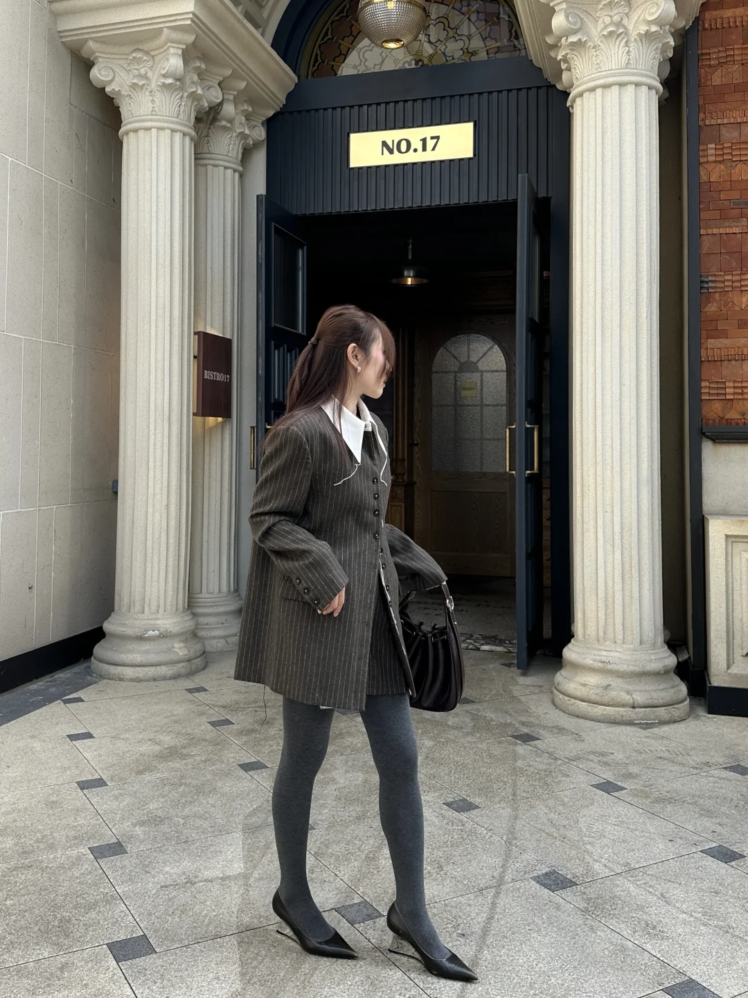 连裤袜fit cheak|秋冬街头氛围穿搭🍂