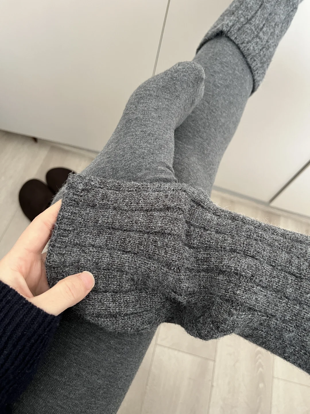 久违allgrey🩶秋季一定要试试裤袜+袜套‼️