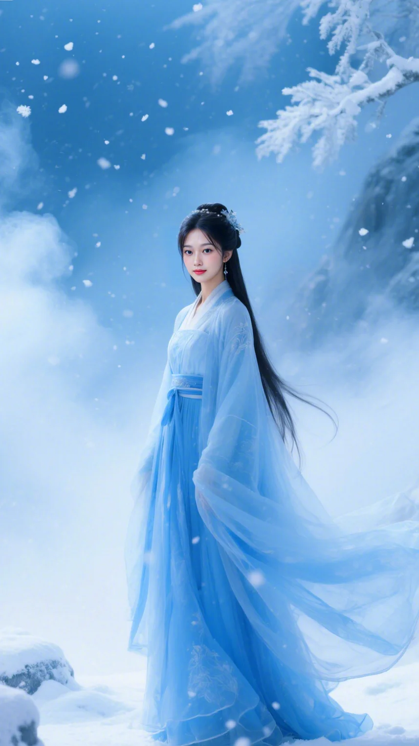 雪中古风美女、你最喜欢哪张？