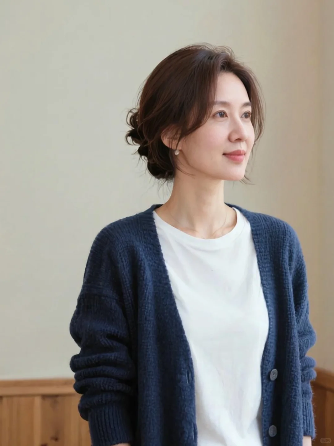 55岁，简约 素雅才是真的气质