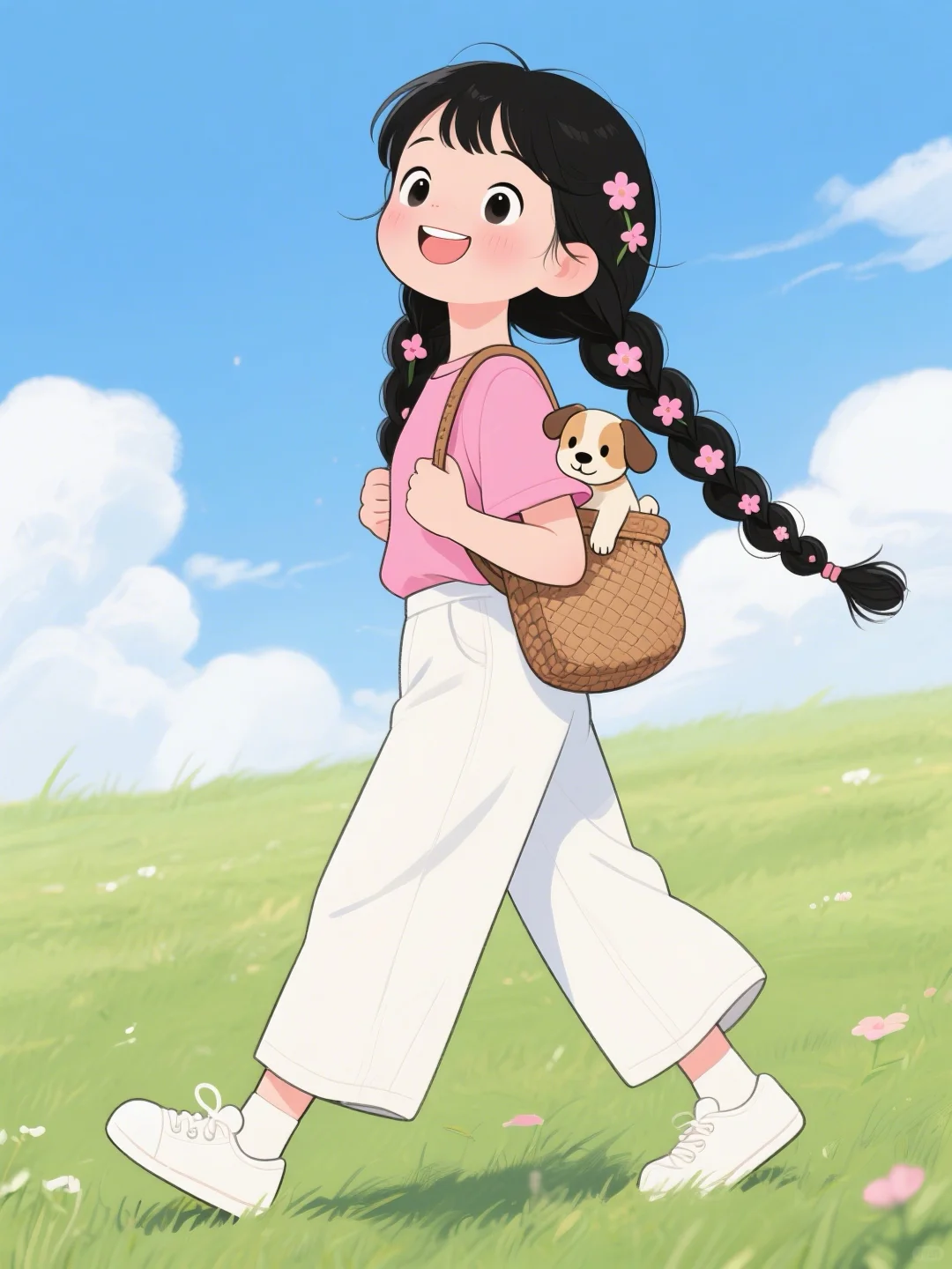 女孩，你要永远开心～