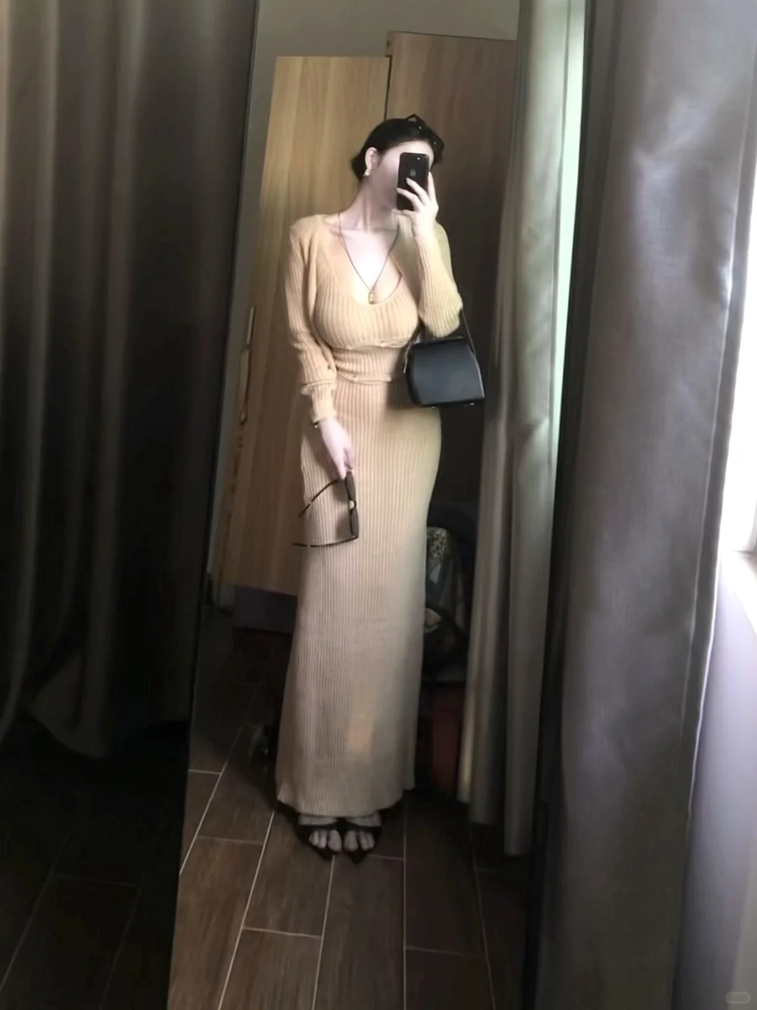 还得是淡粉色系给的温柔美女感～