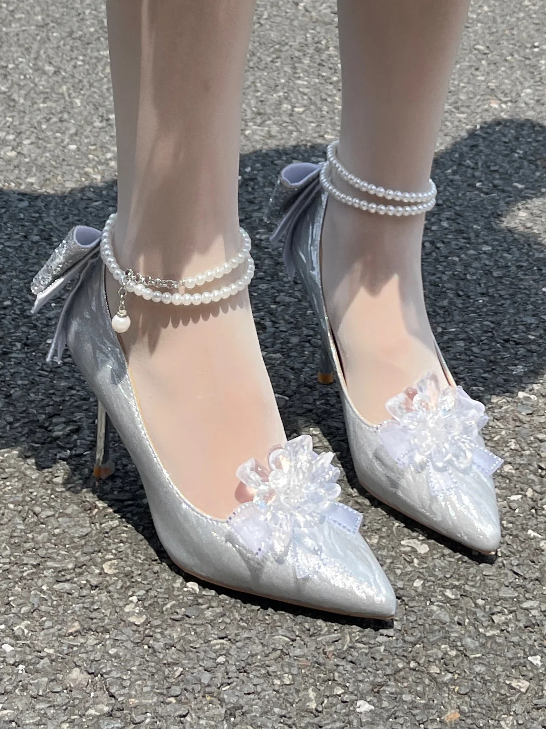 纱裙➕仙女🧚‍♂️高跟鞋，很美！