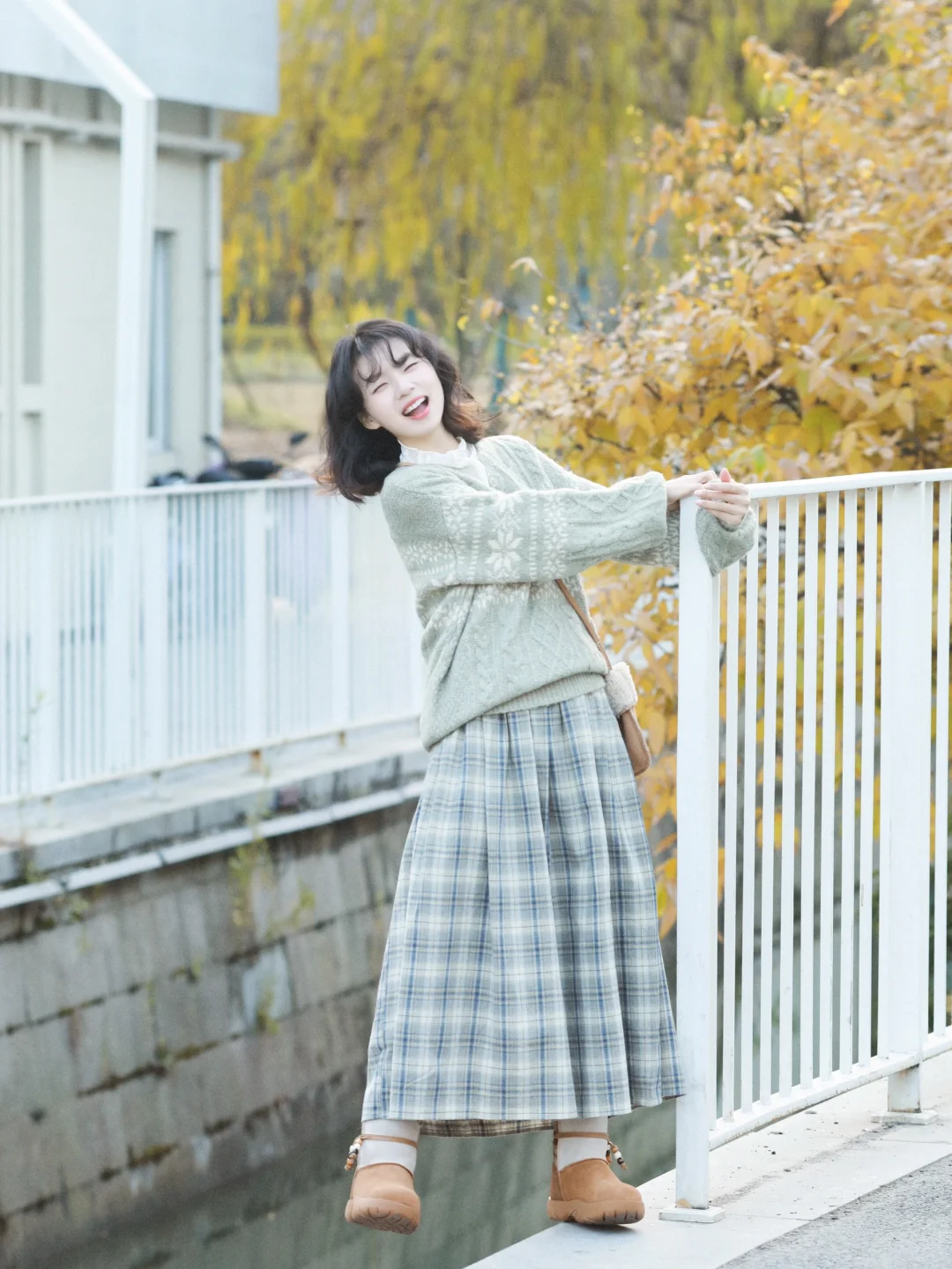 冬日里干净清新森女风！太温柔了吧