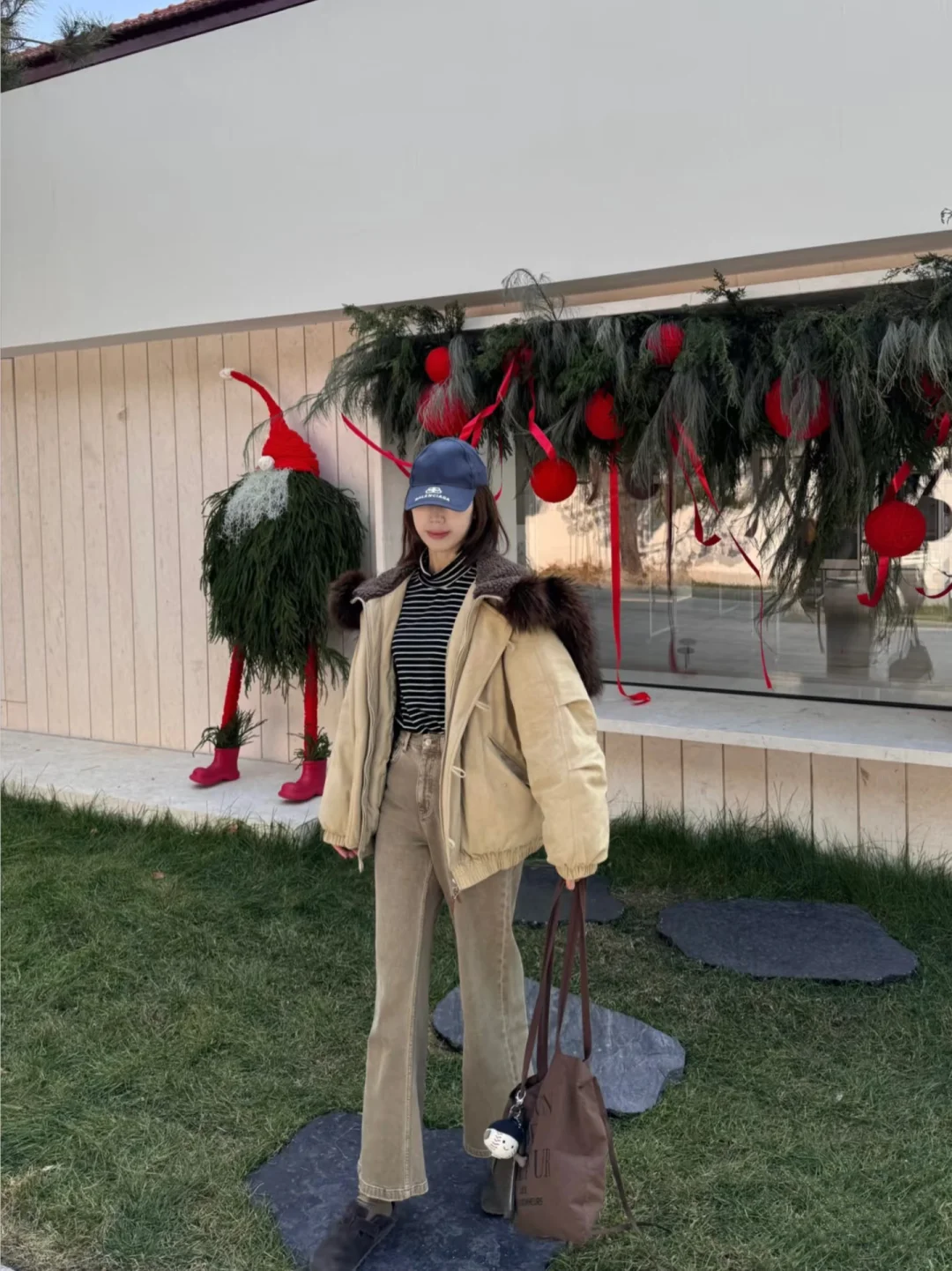 秋天同色系穿搭