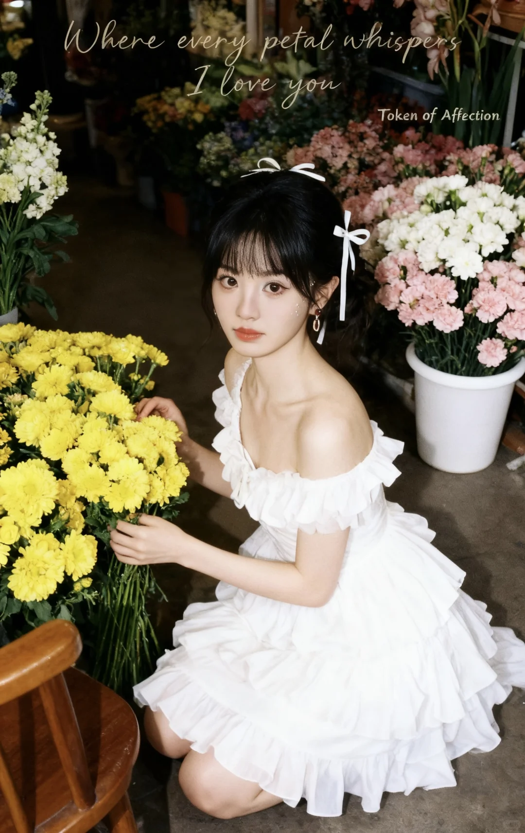 挑战💯套写真之第5套:花束