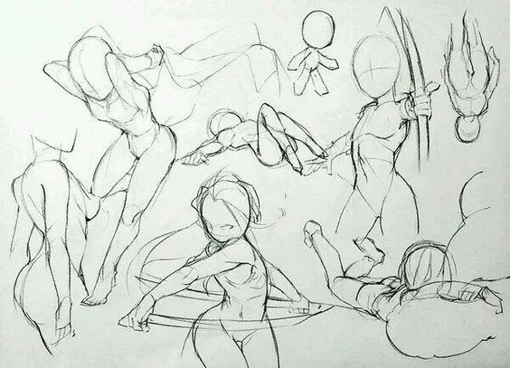 全身像姿势构图参考