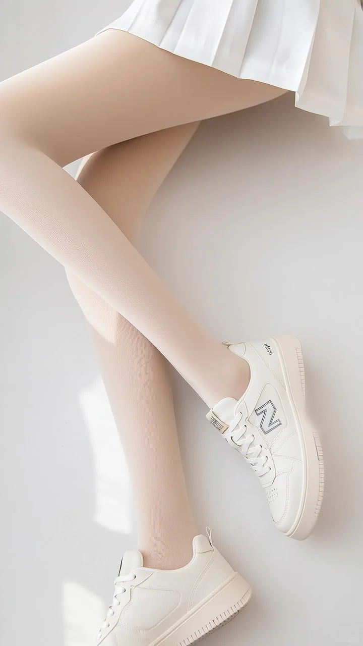 穿奶白丝袜，享精致人生