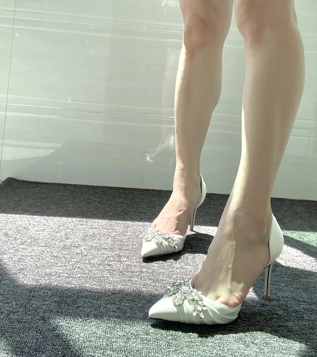 白色高跟