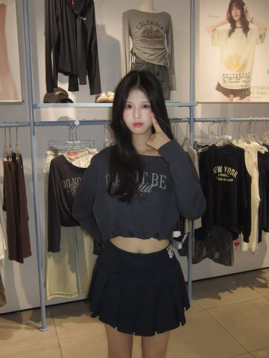 秋天这样穿，甜妹本妹啊～🍂