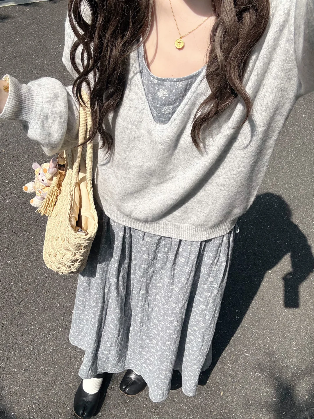 啊啊啊秋天的复古棉纱碎花裙好知性好文艺🍂