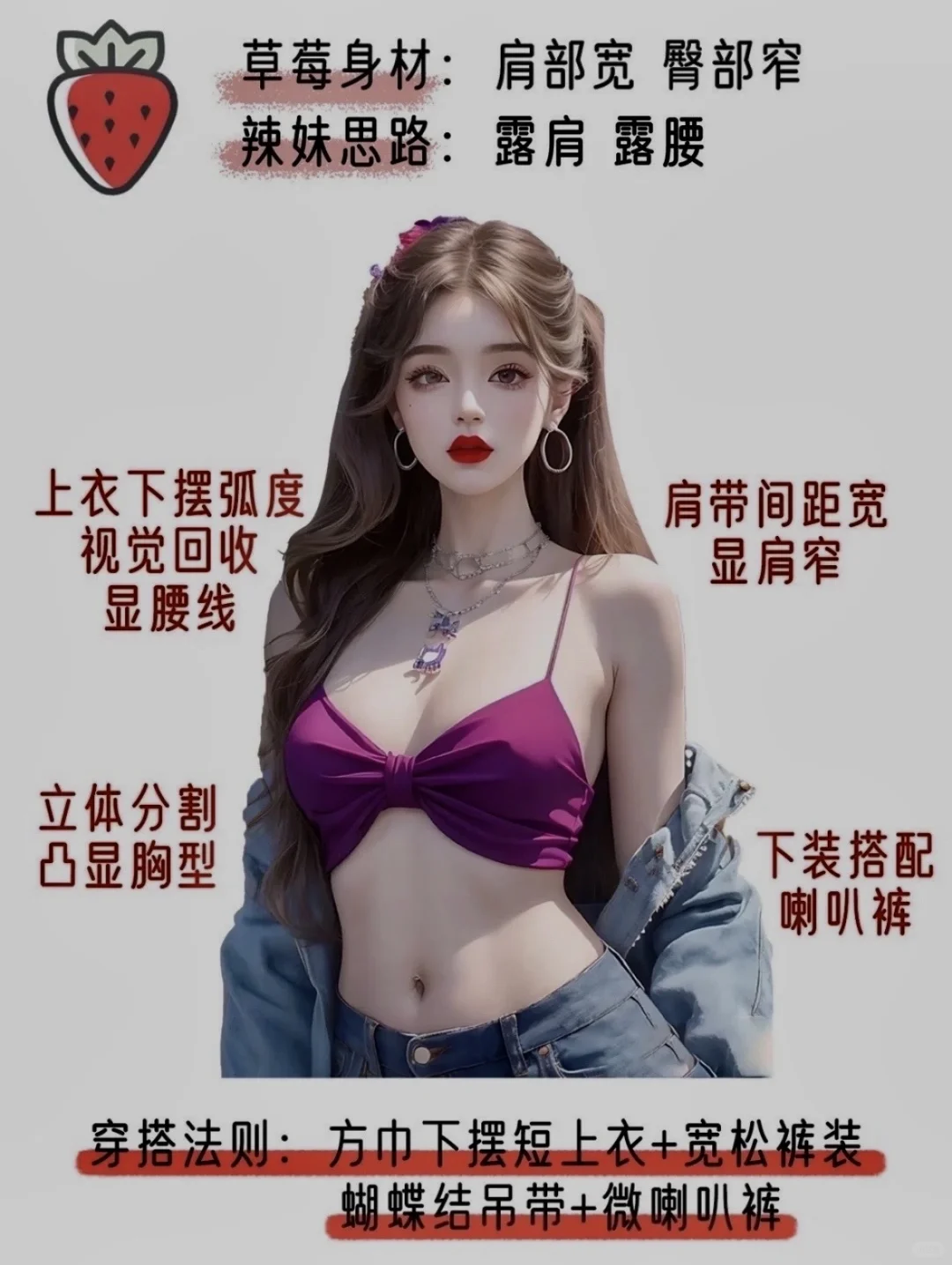 不同身材辣妹风穿搭💥宝藏干货！逆袭成辣妹！