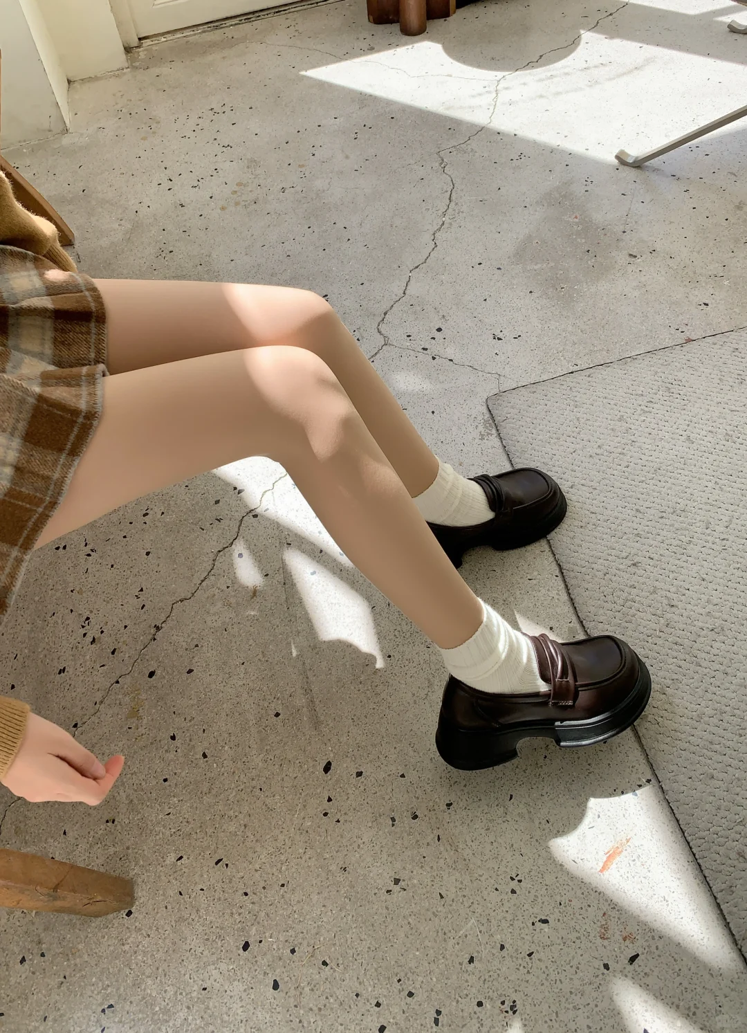 肤色真的还得是双层的光腿袜才最自然