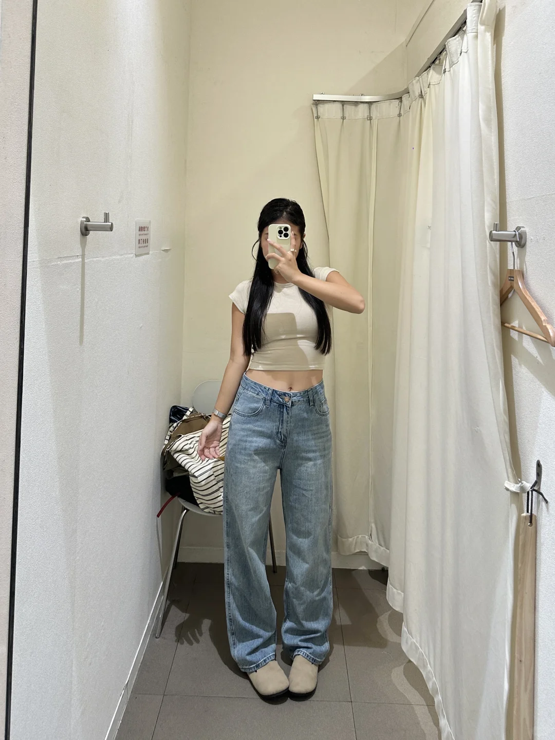 好喜欢窄版直筒裤！质感yyds