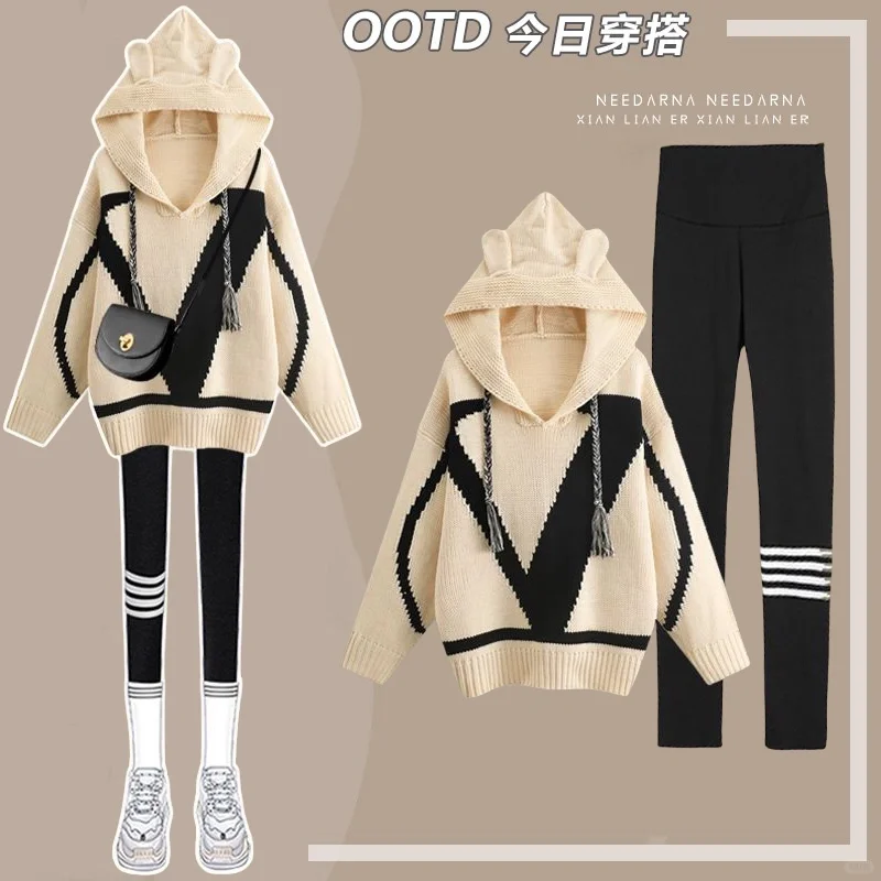 ootd｜微胖显瘦秋冬穿搭分享｜时尚休闲套装