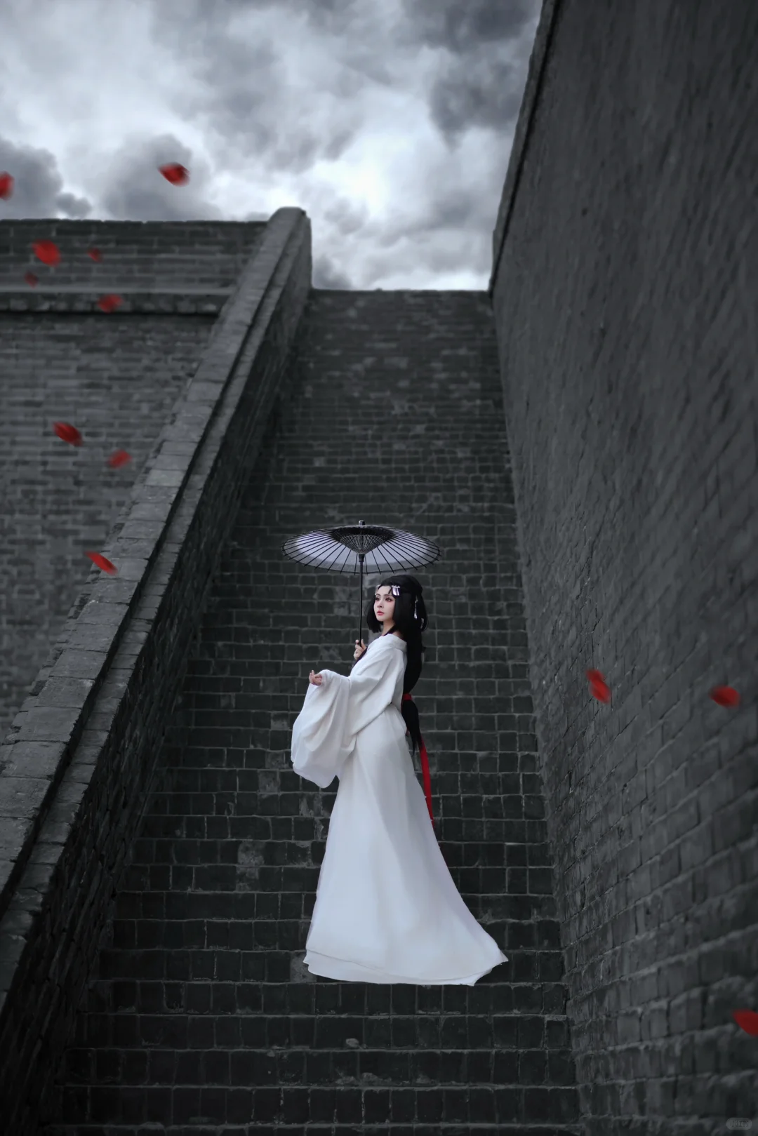 西安城墙战国袍安全下车～