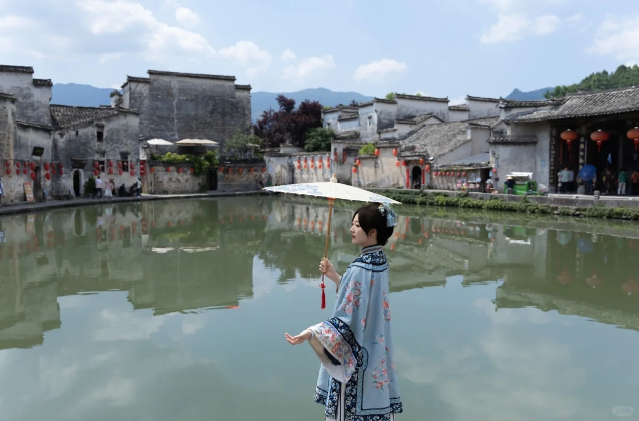 清汉女在宏村｜好像闯进了古画里🎐
