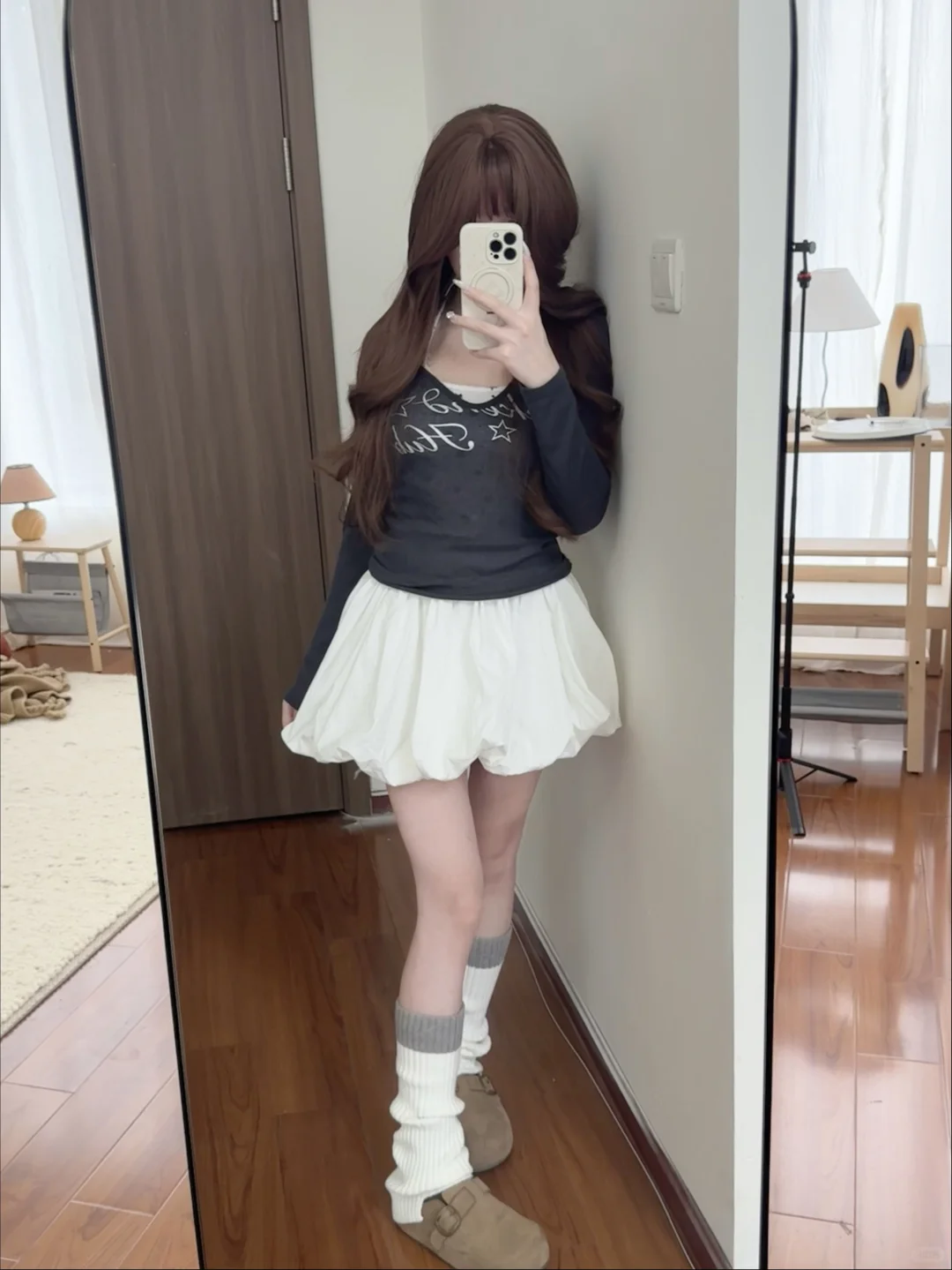 太喜欢我的新袜套了！！