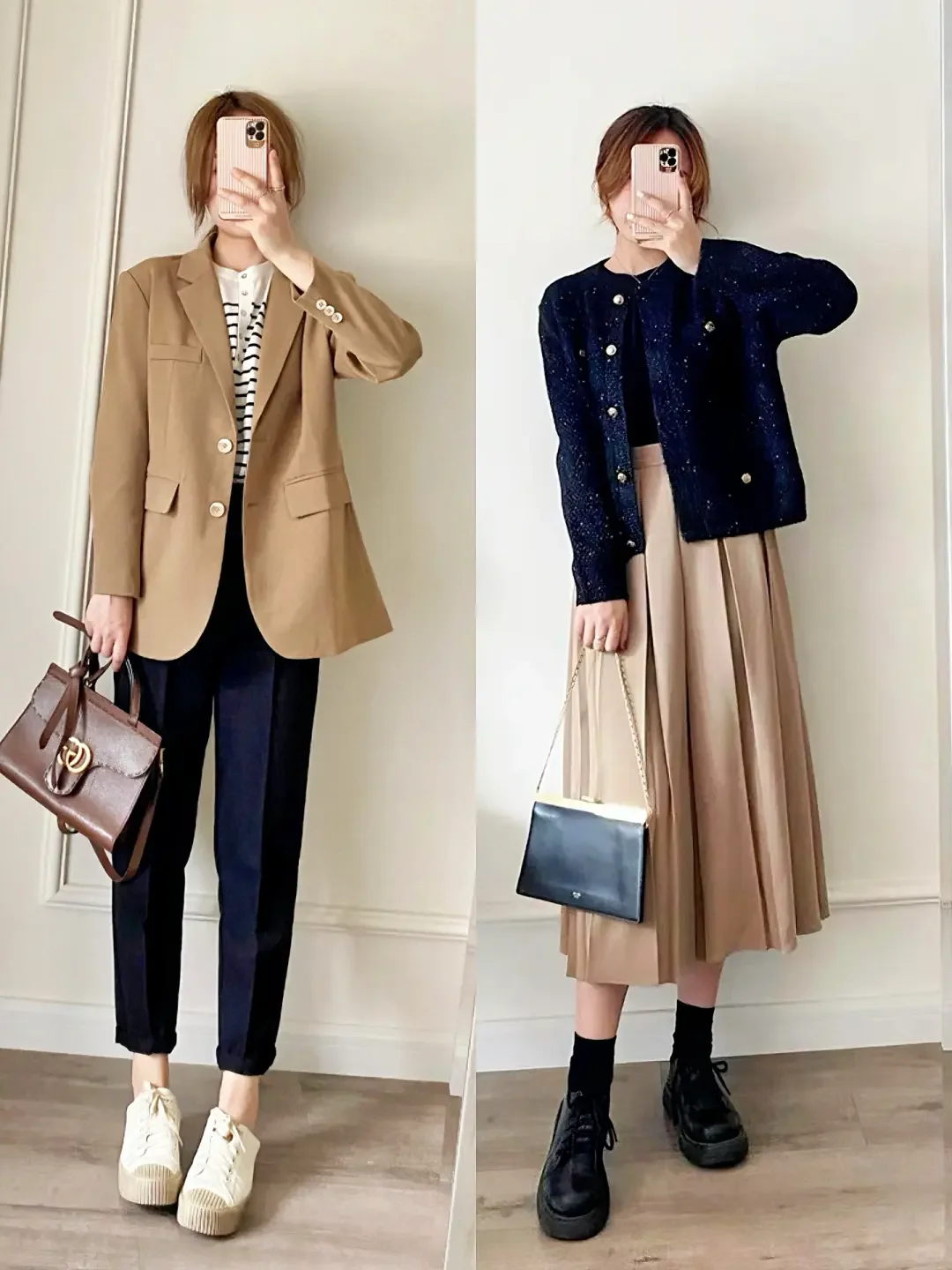 秋日通勤 + 休闲穿搭合集每天被夸好会穿～